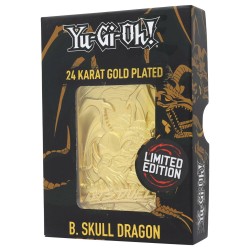 Yu-Gi-Oh! réplique Carte B. Skull Dragon (plaqué or) édition limitée