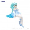Hatsune Miku figurine Noodle Stopper Flower Fairy Nemophila Pail Blue Color