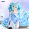Hatsune Miku figurine Noodle Stopper Flower Fairy Nemophila Pail Blue Color