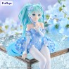 Hatsune Miku figurine Noodle Stopper Flower Fairy Nemophila Pail Blue Color