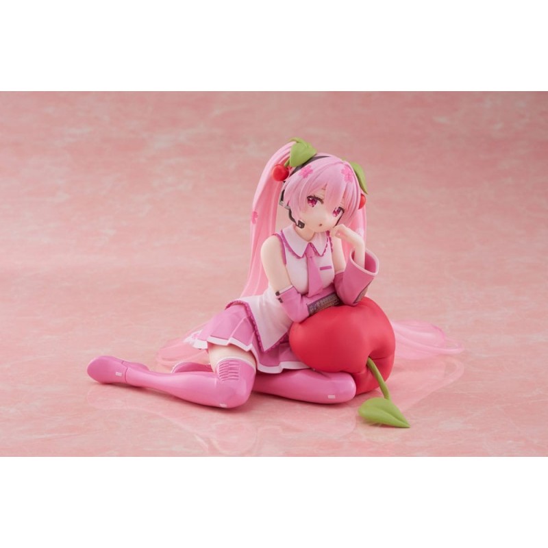 figurine Desktop Cute Figure Sakura Miku Cherry Cushion