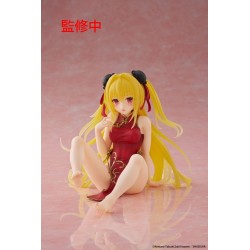 To Love Ru Darkness figurine Desktop Cute Figure Golden Darkness Chinese Dress