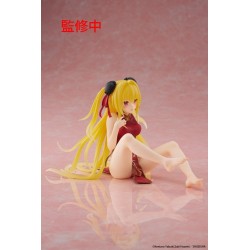 To Love Ru Darkness figurine Desktop Cute Figure Golden Darkness Chinese Dress