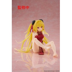 To Love Ru Darkness figurine Desktop Cute Figure Golden Darkness Chinese Dress