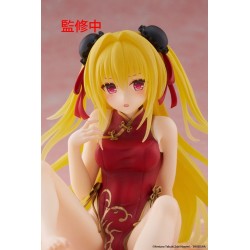 To Love Ru Darkness figurine Desktop Cute Figure Golden Darkness Chinese Dress