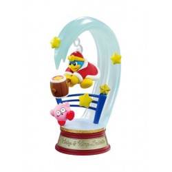 Mini figurine Swing Kirby Twinkle Traveler N°4 Kirby & King Dedede