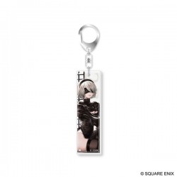 NieR:Automata Acrylic Keychain 2B and Books