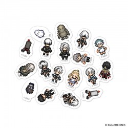 NieR Series Flake Sticker Pixel Art