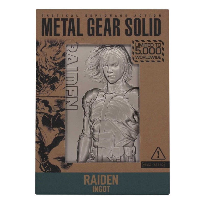 Metal Gear Solid 2 Lingot Raiden édition limitée