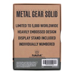 Metal Gear Solid 2 Lingot Snake édition limitée