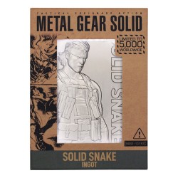 Metal Gear Solid 2 Lingot Snake édition limitée