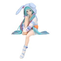 Figurine Noodle Stopper Hatsune Miku Rabbit Ear Hood Pajama Blue