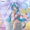Figurine Noodle Stopper Hatsune Miku Rabbit Ear Hood Pajama Blue