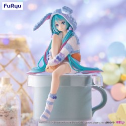 Figurine Noodle Stopper Hatsune Miku Rabbit Ear Hood Pajama Blue
