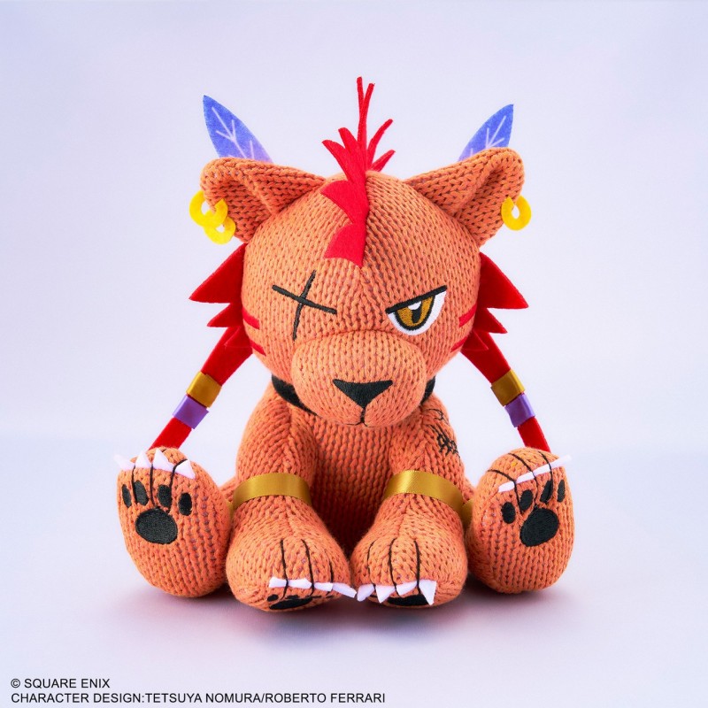 Final Fantasy VII Remake peluche tricotée Red XIII
