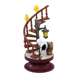 Mini figurine Snoopy Peanuts Spiral Diorama N°1 Spiral Staircase