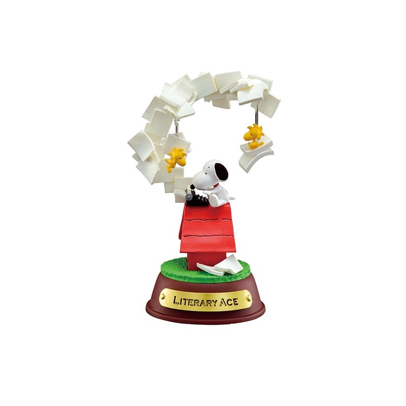 Mini figurine Snoopy Peanuts Swing Ornament N°6 Literary Ace