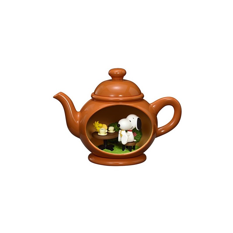 Mini figurine Snoopy Peanuts Antique Diorama N°2 Teapot