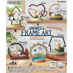 Mini figurine Snoopy Peanuts Frame Art collection N°2 HEART