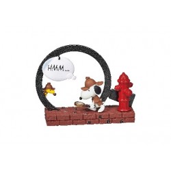Mini figurine Snoopy Peanuts Frame Art collection N°4 MAGNIFYING GLASS