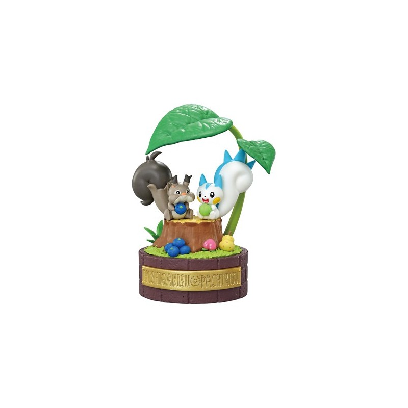 Mini figurine Pokemon A Little Tale of the Forest Series Peaceful Moments N°4 Skwovet & Pachirisu