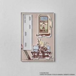 Final Fantasy VII Rebirth Acrylic Stand Cloud faisant la sieste