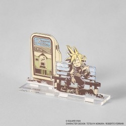 Final Fantasy VII Rebirth Acrylic Stand Cloud faisant la sieste