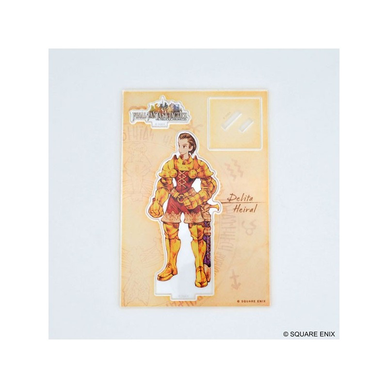 Final Fantasy Tactics Acrylic Stand Swordsman Delita Hyral tenue de chevalier