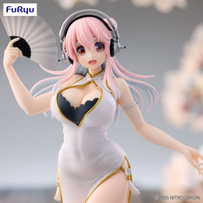 Super Sonico figurine Trio-Try-iT White China Dress